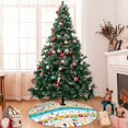 thumbnail image 7 of Yiaed Funny Farm Print Christmas Tree Skirt , Tree SkirtsTree Mat for Christmas Winter Holiday Indoor Decorations-30", 7 of 7