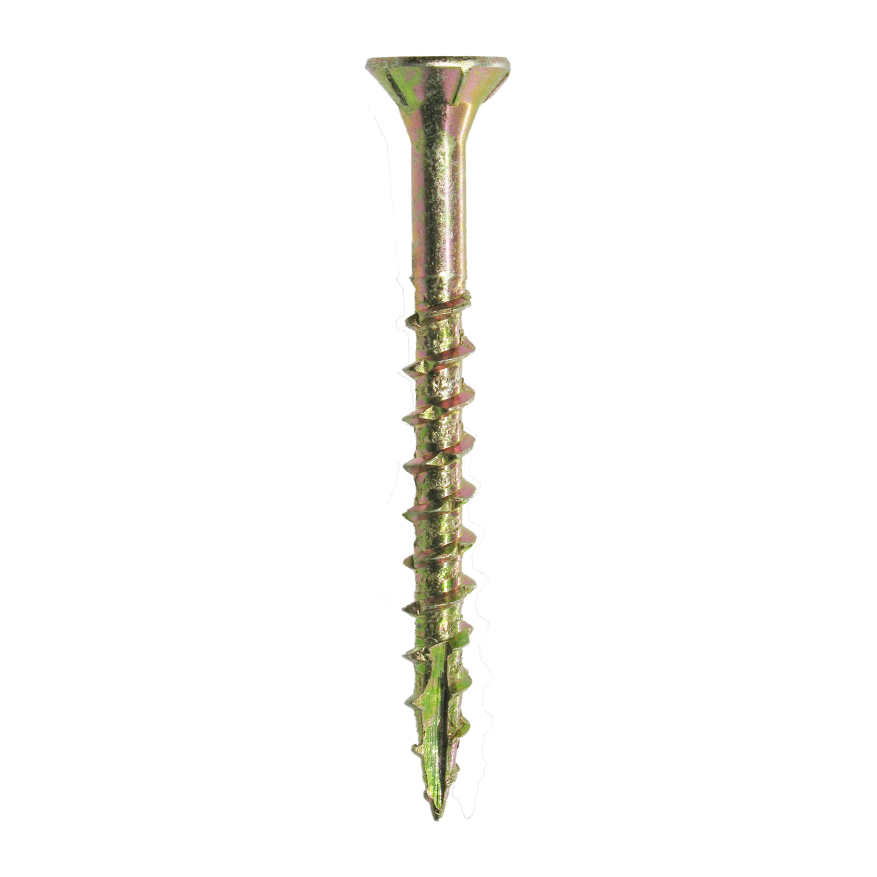 Grip-Rite #8 X 1-3/4 in. Star Drive Gold Construction Wood Screw 1 lb.