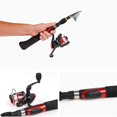 thumbnail image 3 of Kids Fishing Rod and Reel Combo Full Kit 1.6m Telescopic Fishing Rod Reel Set with Fish Landing Net Hooks Lures Barrel Swivels Tackle Box Storage Bag, 3 of 5
