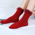 thumbnail image 6 of TZYDMN Women Ruffle Ankle Socks, Lace Lolita Kawaii Girls Cute Frilly Socks 3 Pairs, 6 of 6