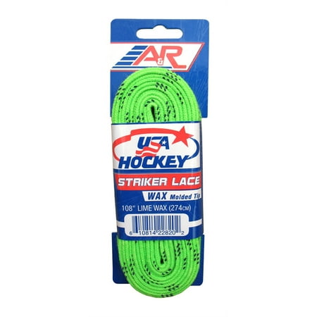 

A&r Striker Ice Hockey Waxed Skate Laces Pro Style Heavy Duty Lace Double Yarn