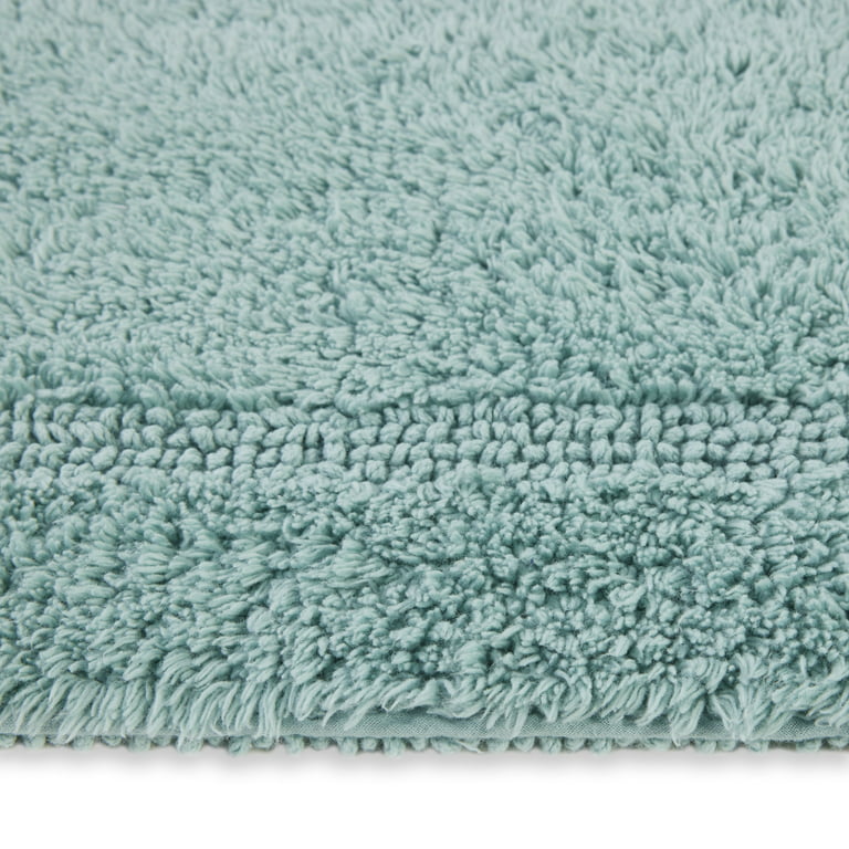 Mohawk Home Cotton Reversible Fiesta Lime 27 in. x 45 in. Green Cotton  Machine Washable Bath Mat 103676 - The Home Depot