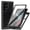 Black, variant on Galaxy S26 Ultra Case with Built in Screen Protector,Dteck Full-Body Shockproof Rubber Hybrid Protection Case Crystal Clear PC Back Cover for Samsung Galaxy S26 Ultra,Black