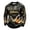 Yellow, variant on YNGKMEA Halloween Mens Long Sleeve Flannel Sweatshirt Crewneck Casual Tops Trendy Funny Skull Print Festival Pullover Shirts