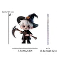 thumbnail image 3 of Halloween Pumpkin With 2D Flat Acrylic Backpack Car Pendant & Keychain – Festive Decor Accessories, 3 of 4
