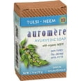 thumbnail image 2 of Auromere Ayurvedic Bar Soap Tulsi-Neem 2.75 Ounce, Pack of 2, 2 of 3