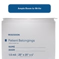 thumbnail image 6 of McKesson Patient Belongings Bag with Drawstring Closure, Clear, 4 in x 20 in x 20 in, 25 Count, 10 Packs, 250 Total, 6 of 11