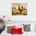 thumbnail image 5 of Orinice Chicken At Farm Art Print Game Bird Wall Art Vintage Print, Animal Brid Decor 20x16in, 5 of 6