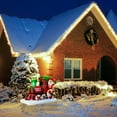 thumbnail image 4 of Mr. Christmas 6 ft. Outdoor Lit Inflatable - Santa's Express Train, 4 of 6