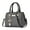 Gray, variant on Crossbody bag for Women Casual Leather Messenger Bag Large Capacity Handbag Fashion Womens Bag Shoulder Bags PU Dark Gray