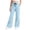 0#^Light Blue246, variant on WOYY Girls Flared Sweatpants Preppy Joggers Pants Spring Fall Casual Trousers, Sizes 5-16