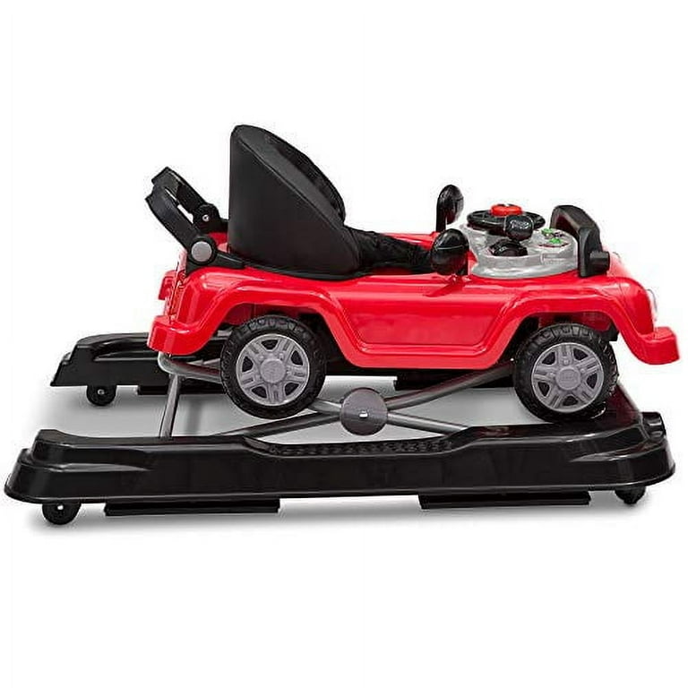 Jeep 22508 2312 Classic Wrangler 3 in 1 Grow With Me Walker Red New Walmart