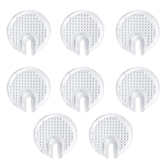 4 pares de zapatillas antideslizantes Flip-flops Almohadillas Anti-Skid Mats Flip-flops Accesorios