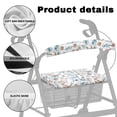 thumbnail image 5 of HELLHERO Butterfly Floral Rollator Walker Cover for The Elderly Stretchable Material Walker Seat Cover and Seniors Adult Breathable Fits Rollators, 5 of 7