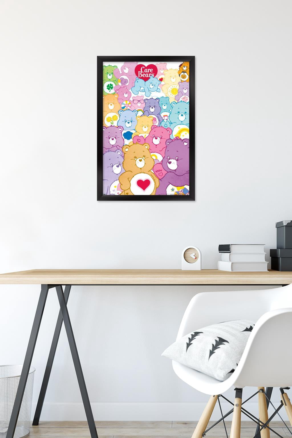 Care Bears - Group Wall Poster, 14.725" x 22.375" Framed