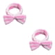thumbnail image 2 of Sonducket Diademas Lazo Nudo Elástico Suavidad ancha Raya de franela Adornos anudados Estilismo Diadema para de cara Correr raya blanca rosa 2piezas, 2 of 6