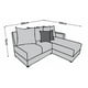thumbnail image 2 of Sala Esquinera Modular El Bazar Store Orlando Gris Oxford 200x160 cm Lino Nacional Moderna en esquina, 2 of 5