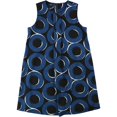thumbnail image 1 of Alfani Womens Pleat Front Circle A-line Dress, Azul, 10, 1 of 2