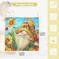 thumbnail image 2 of Dreamtimes 3 PCS Autumn Gnome Baby Muslin Washcloths, Sunflower Pumpkin Face Towel Burp Cloths Ultra Soft Absorbent Cotton Bath Wipes Towels for Newborn Boys Girls, 2 of 7