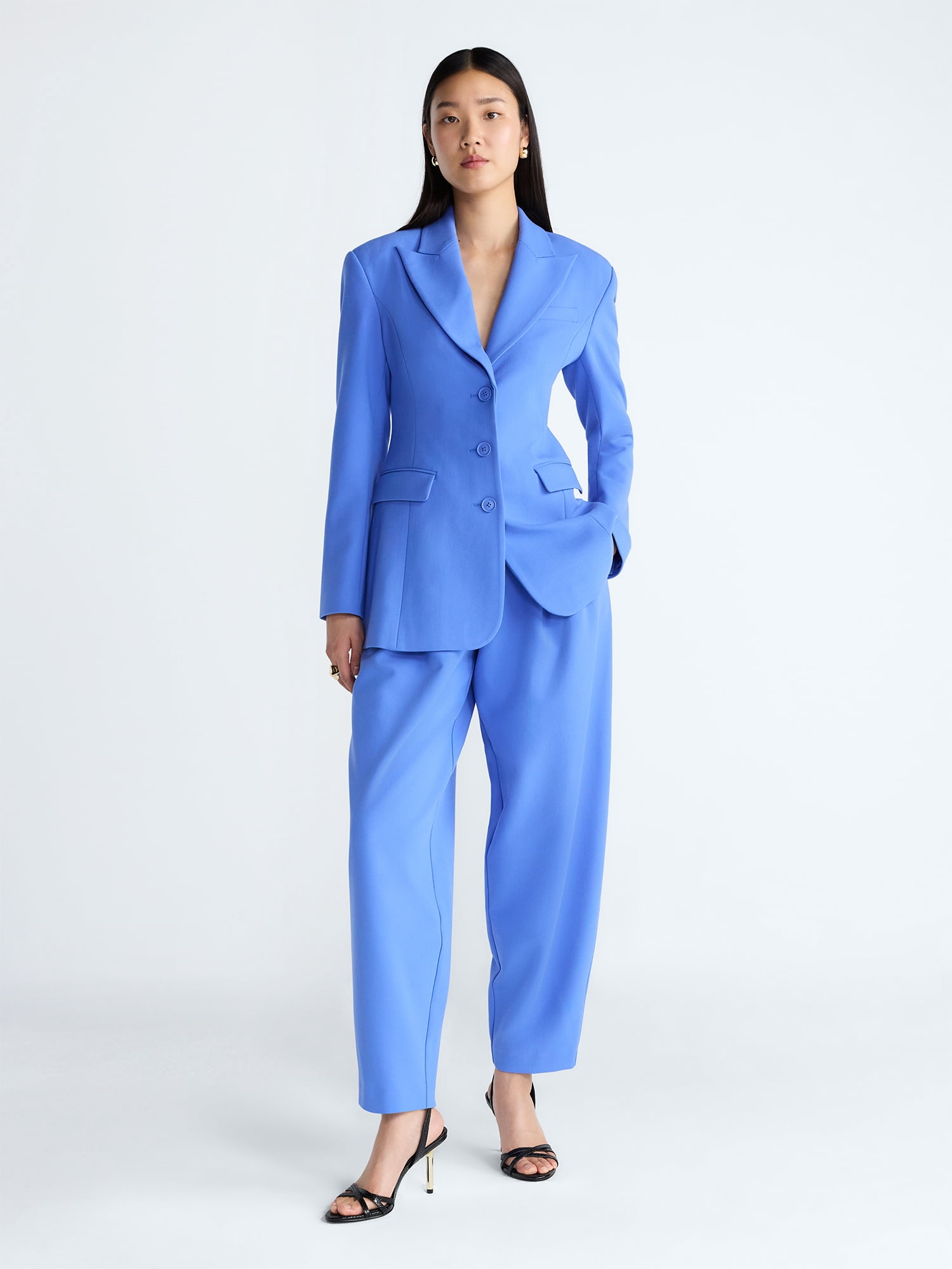 Devil Wears Prada Scoop Collection Women's and Women’s Plus Single Breasted Blazer, Sizes XS-4X