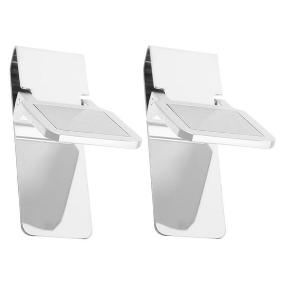 2pcs Stainless Steel Money Clip Portable Cash Clip Wallet Money Clip Bill Clip Office Supply