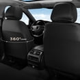 thumbnail image 4 of Coverado Car Seat Covers Full Set, Luxury Faux Leather Seat Protectors, Universal Fit for Cars, SUVs, Trucks-Black, 4 of 8