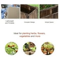 thumbnail image 4 of Outsunny Wooden Garden Flower Bed Succulent Planter Vegetable Box Plant Backyard, 4 of 8
