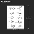 thumbnail image 4 of shiyou-Tattoo Tech, 2 Sheets Medium Semi Permanent Tattoo, Adult Art Design Temporary Tattoos, Lasts 1-2 Weeks, Waterproof, Realistic Look, No Adhesive, No Reflection (Roses), 4 of 4