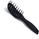 thumbnail image 4 of Peine de modelado de masaje, peine de pelo curvo de dientes anchos, cepillos para el cabello, cepillo de peinado curvo, negro, 4 of 5
