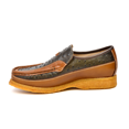 thumbnail image 3 of Harlem Ostrich Leather Mens Shoes- Stylish and Comfortable Slip On Shoes, 3 of 5