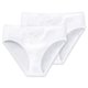 thumbnail image 1 of SCHIESSER Braguitas Tai para mujer, pack de 2 - «Cotton Essentials», pantalones Tai, algodón Blanco S (Small), 1 of 6
