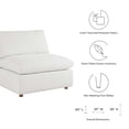 thumbnail image 3 of Modular Deep Sofa, White, Fabric, Modern Contemporary, Living Lounge Cafe Room Hotel Lobby Hospitality, 3 of 10