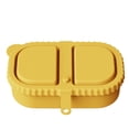 thumbnail image 1 of Super Practical! Silicone Double Compartment Snack Container In A Variety Of Colors For Family Gatherings And Outdoor Trips. Divided Storage Containers Glass Flour Container Large Storage Storage, 1 of 6