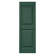 Builders Edge 14.75 W in. Raised Panel Vinyl Shutters