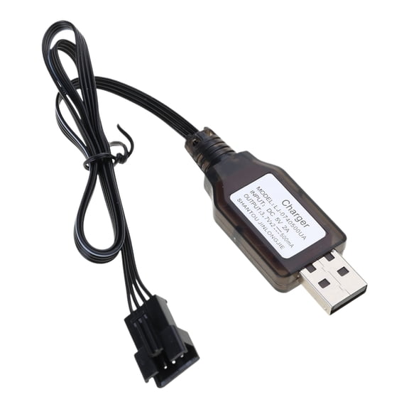 Portable 7.4V SM4P Reverse Plug Lithium Charger for DE65 HM202 EC08 EC16 Car