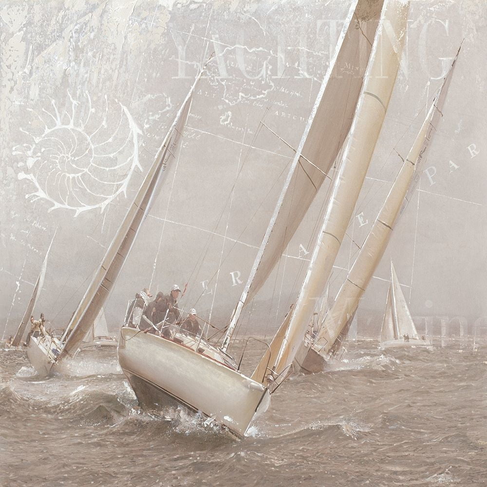 sailboat-races-ii-poster-print-by-unknown-unknown-walmart