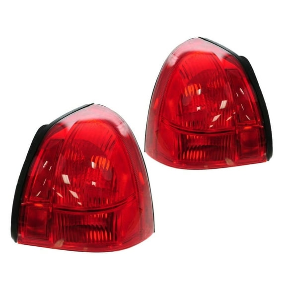 EPIC LIGHTING OE Style Halogen Tail Lights Assembly Replacement for LINCOLN 03-11 TOWN CAR [ FO2800171 FO2801171 3W1Z13405AA 3W1Z13404AA ] Pair