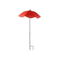 thumbnail image 2 of figatia Plant Umbrellas for Outdoor Plants Protection with Stake Weatherproof Reusable Sun Protection Planter Shade Cover for Planter Red, 2 of 8