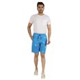 thumbnail image 2 of Inkmeso Casual Printed Shorts For Mens Elastic Waist Cotton Short With Drawstring Loungewear, 2 of 7