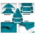 thumbnail image 5 of RainRider Rain Pants for Men Women Waterproof Rain Gear Bib Overalls Trousers for Fishing Hunting(Blue Green,Large), 5 of 7