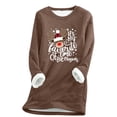 thumbnail image 1 of Hot6sl Women's Printed Round Neck Long Sleeved Top, 1 of 2