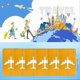 thumbnail image 5 of Luggage Tags for Suitcases, 6 Pack Luggage Labels Aluminium Alloy Suitcase Tags with Steel Loop for Travel Baggage Identity ID Labels (Gold), 5 of 5