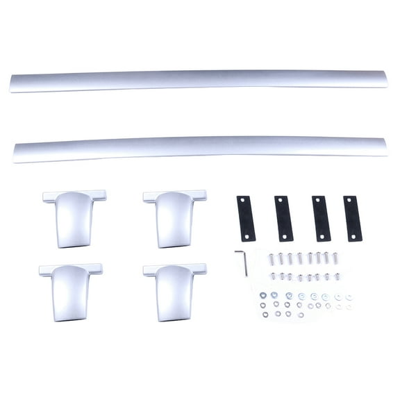 CCIYU 2Pcs Silver Aluminum Roof Rack Cross Bar Car Top Luggage Carrier Rails Fit for Nissan Pathfinder 2013-2019 Max Load up to 150LBS