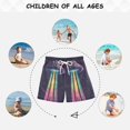thumbnail image 6 of FORMRS Boys Swim Trunks Quick Dry Mesh Liner Boardshorts Sizes XS-XL, Purple UFO, 6 of 7