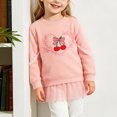 thumbnail image 2 of Mnyotv Cartoon Printed Crewneck Tops Long Sleeve Pullover Sweatshirts Kids Cute Fall Clothes Size 1-2 Years, 2 of 7
