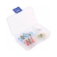 thumbnail image 1 of Injueey 300 Pcs Red Solder Seal Wire Electrical Marine Connection Connector Automotive Terminal Sleeve with Butt Soldering Crimp Electrónica miscelánea 50PCS tipo 16, 1 of 6