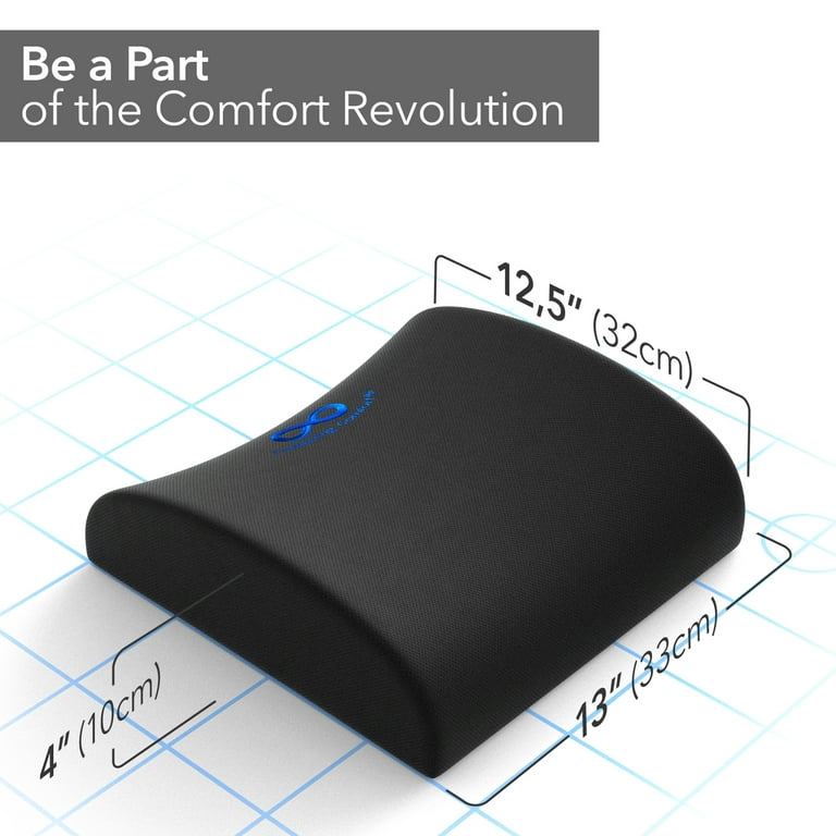 100% Memory Foam Seat Cushion - Gel Infused & Ventilated - Upper