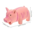 thumbnail image 3 of Juguete para morder para perros con forma de cerdo, juguete para perros agresivos, juguete chillón, juguete para masticar perros de látex, 3 of 5