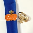 thumbnail image 3 of 6Pcs Fall Metal Napkins Rings Setting Decorations Easy-Install Pumpkin Accents for Thanksgiving Dining, 3 of 8