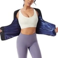 thumbnail image 3 of Aofany Women Waist Trainer Corset Tummy Control Underbust Body Shaper Zipper/Buckle Tops Waist Cincher Short Sleeve Top, 3 of 8